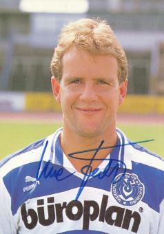 Uwe Fecht  1986/1987   MSV Duisburg  Fußball Autogrammkarte original signiert 