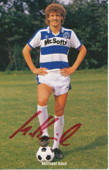Michael Kaul  1984/1985  MSV Duisburg  Fußball Autogrammkarte original signiert 