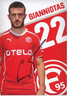 Giannis Gianniotas  2013/2014  Fortuna Düsseldorf  Fußball Autogrammkarte original signiert 