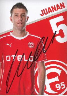 Juanan  2013/2014  Fortuna Düsseldorf  Fußball Autogrammkarte original signiert 