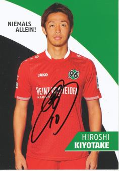 Hiroshi Kiyotake   2015/2016  Hannover 96  Fußball Autogrammkarte original signiert 