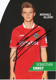 Sebastian Ernst   2015/2016  Hannover 96  Fußball Autogrammkarte original signiert 
