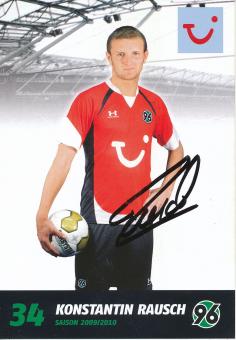 Konstantin Rausch  2009/2010  Hannover 96  Fußball Autogrammkarte original signiert 