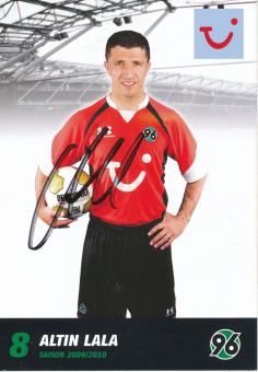 Altin Lala  2009/2010  Hannover 96  Fußball Autogrammkarte original signiert 