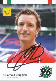 Arnold Bruggink  2007/2008  Hannover 96  Fußball Autogrammkarte original signiert 
