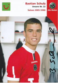 Bastian Schulz  2005/2006  Hannover 96  Fußball Autogrammkarte original signiert 