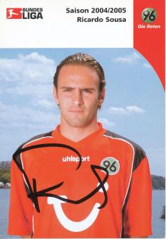 Ricardo Sousa  2004/2005  Hannover 96  Fußball Autogrammkarte original signiert 