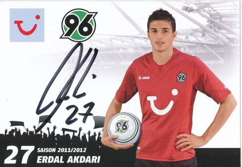 Erdal Akdari  2011/2012  Hannover 96  Fußball Autogrammkarte original signiert 
