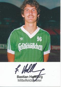 Bastian Hellberg  1984/1985  Hannover 96  Fußball Autogrammkarte original signiert 