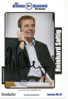 Reinhard Saftig  2006/2007  Arminia Bielefeld  Fußball Autogrammkarte original signiert 