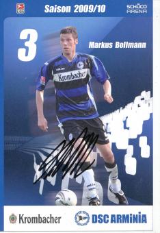 Markus Bollmann  2009/2010  Arminia Bielefeld  Fußball Autogrammkarte original signiert 