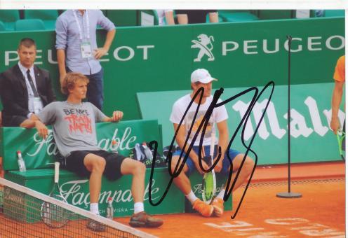 Mischa Zverev Deutschland  Tennis Autogramm Foto original signiert 