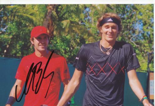 Mischa Zverev Deutschland  Tennis Autogramm Foto original signiert 