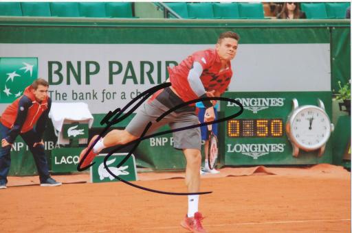 Milos Raonic  Kanada  Tennis Autogramm Foto original signiert 