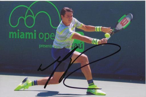 Milos Raonic  Kanada  Tennis Autogramm Foto original signiert 