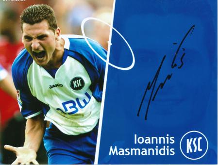 Ioannis Masmanidis  Karlsruher SC  Fußball 15 x 21 cm Foto original signiert 