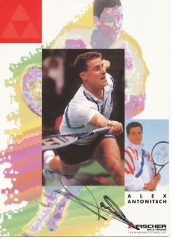 Alex Antonitsch  Tennis Autogrammkarte original signiert 