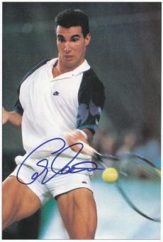 Carl Uwe Steeb   Tennis  Bild original signiert 