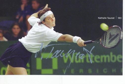 Nathalie Tauziat  Frankreich  Tennis  Bild original signiert 