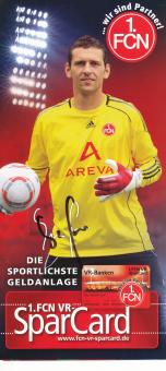 Raphael Schäfer  FC Nürnberg  Fußball Sky Flyer Autogrammkarte original signiert 