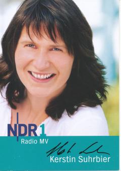Kerstin Suhrbier  NDR  Radio  Autogrammkarte original signiert 