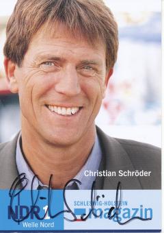 Christian Schröder  NDR  Radio  Autogrammkarte original signiert 