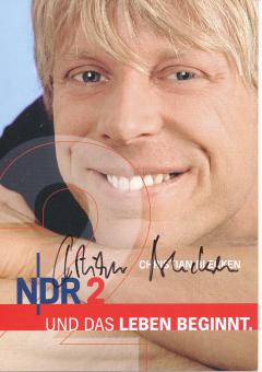 Christian Blecken  NDR  Radio  Autogrammkarte original signiert 
