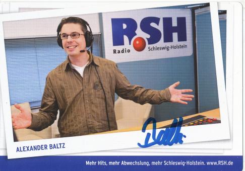 Alexander Baltz  RSH  Radio  Autogrammkarte original signiert 