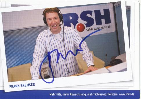 Frank Bremser  RSH  Radio  Autogrammkarte original signiert 