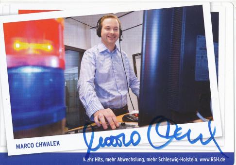 Marco Chwalek  RSH  Radio  Autogrammkarte original signiert 