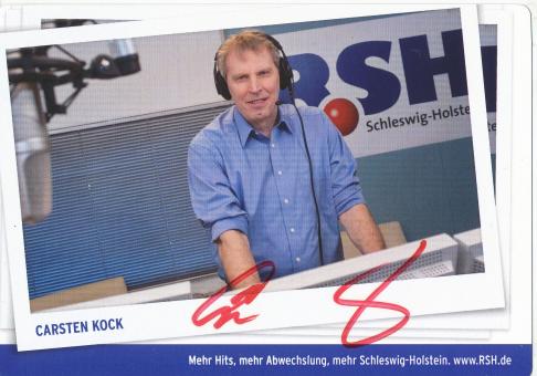 Carsten Kock  RSH  Radio  Autogrammkarte original signiert 