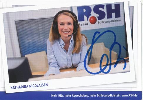 Katharina Nicolaisen   RSH  Radio  Autogrammkarte original signiert 