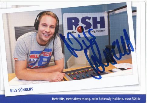 Nils Söhrens   RSH  Radio  Autogrammkarte original signiert 