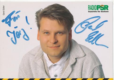 Gerd Edler  Radio PSR  Autogrammkarte original signiert 