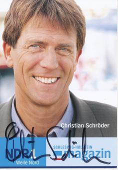 Christian Schröder  NDR 1   Radio  Autogrammkarte original signiert 