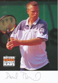 David Prinosil  Tennis Autogrammkarte original signiert 