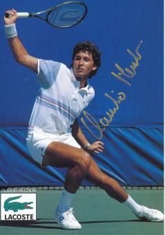 Claudio Mezzardi  Schweiz  Tennis Autogrammkarte original signiert 