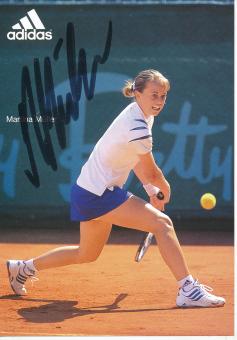 Martina Müller  Tennis Autogrammkarte original signiert 