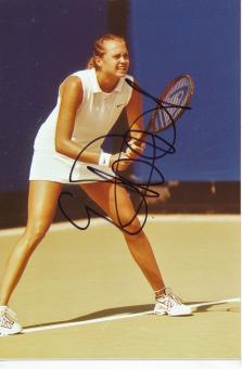 Elena Bovina  Rußland   Tennis Autogramm Foto original signiert 