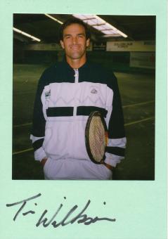 Tim Wilkison  USA  Tennis  Blankokarte original signiert 