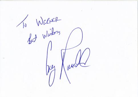 Greg Rusedski  Großbritanien  Tennis  Blankokarte original signiert 