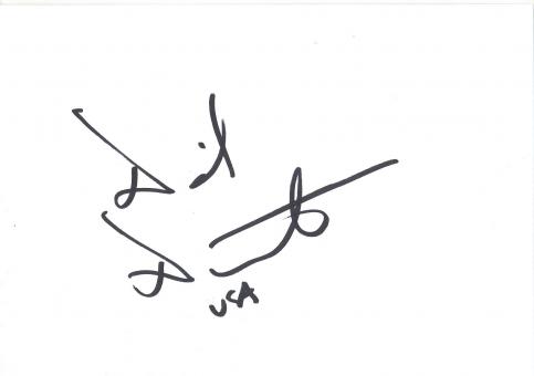 David Durante  USA  Turnen Autogramm Karte original signiert 
