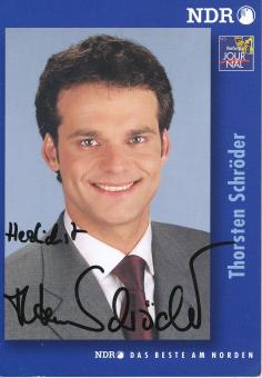 Thorsten Schröder   ARD  TV  Sender Autogrammkarte original signiert 