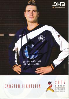 Carsten Lichtlein  DHB  Handball Autogrammkarte original signiert 