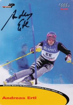 Andreas Ertl   Ski Alpin Autogrammkarte  original signiert 