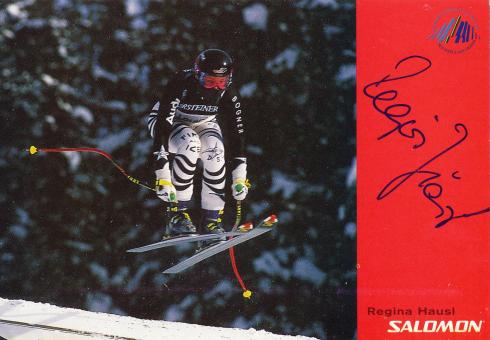 Regina Häusel  Ski Alpin Autogrammkarte  original signiert 