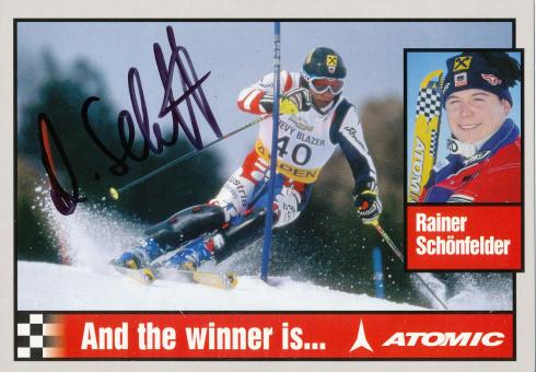 Rainer Schönfelder  Österreich  Ski Alpin Autogrammkarte  original signiert 