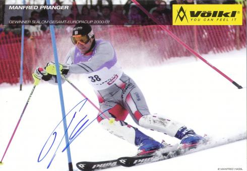 Manfred Pranger  Österreich  Ski Alpin Autogrammkarte  original signiert 