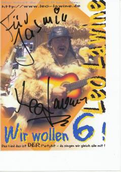 Leo Lawine   Musik  Autogrammkarte original signiert 