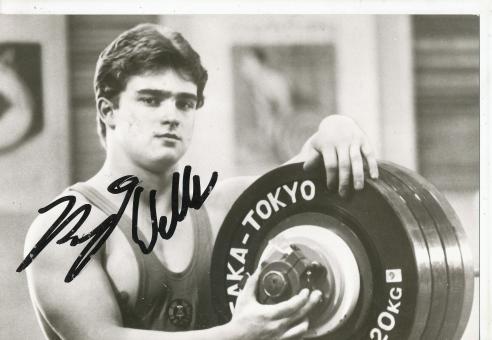 Ronny Weller  DDR Gewichtheben  Autogrammkarte  original signiert 